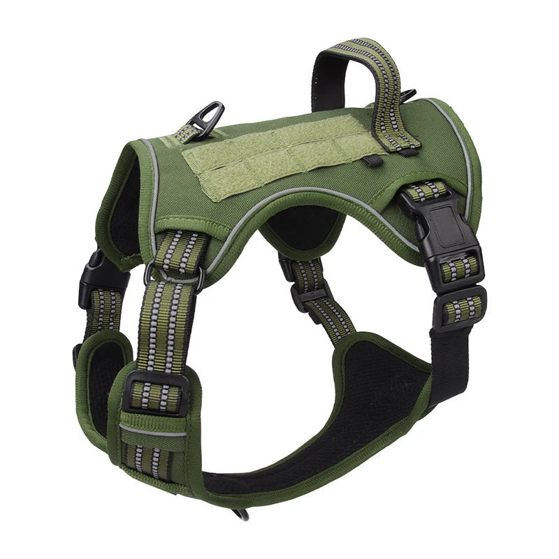 🐕🔥 50% OFF! Durable Oxford Fabric Dog Harness Vest – Reflective, Adjustable, No-Pull & Breathable Comfort for All Breeds ✨