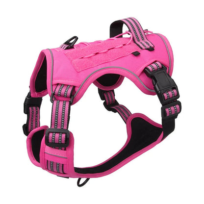 🐕🔥 50% OFF! Durable Oxford Fabric Dog Harness Vest – Reflective, Adjustable, No-Pull & Breathable Comfort for All Breeds ✨