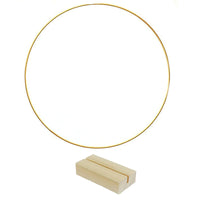 Ring + Wood Base + LED Light
