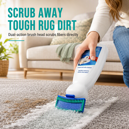 🧼 Waterless Fabric & Carpet Cleaner – Easy Spray & Wipe Cleaning for Sofas, Upholstery & Carpets