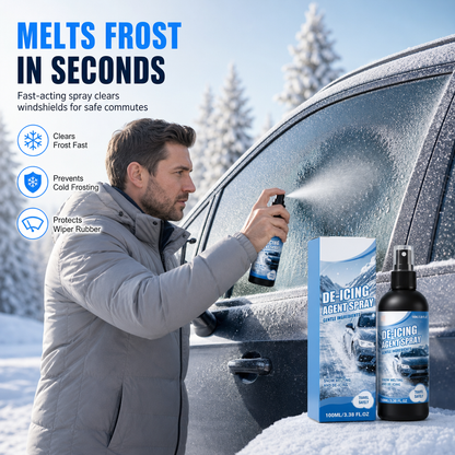 ❄️ Windshield De-Icer Spray – Fast Frost Remover for Winter Driving