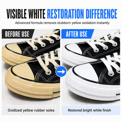 Shoe Sole Whitening Spray for De-yellowing and Oxidation Removal