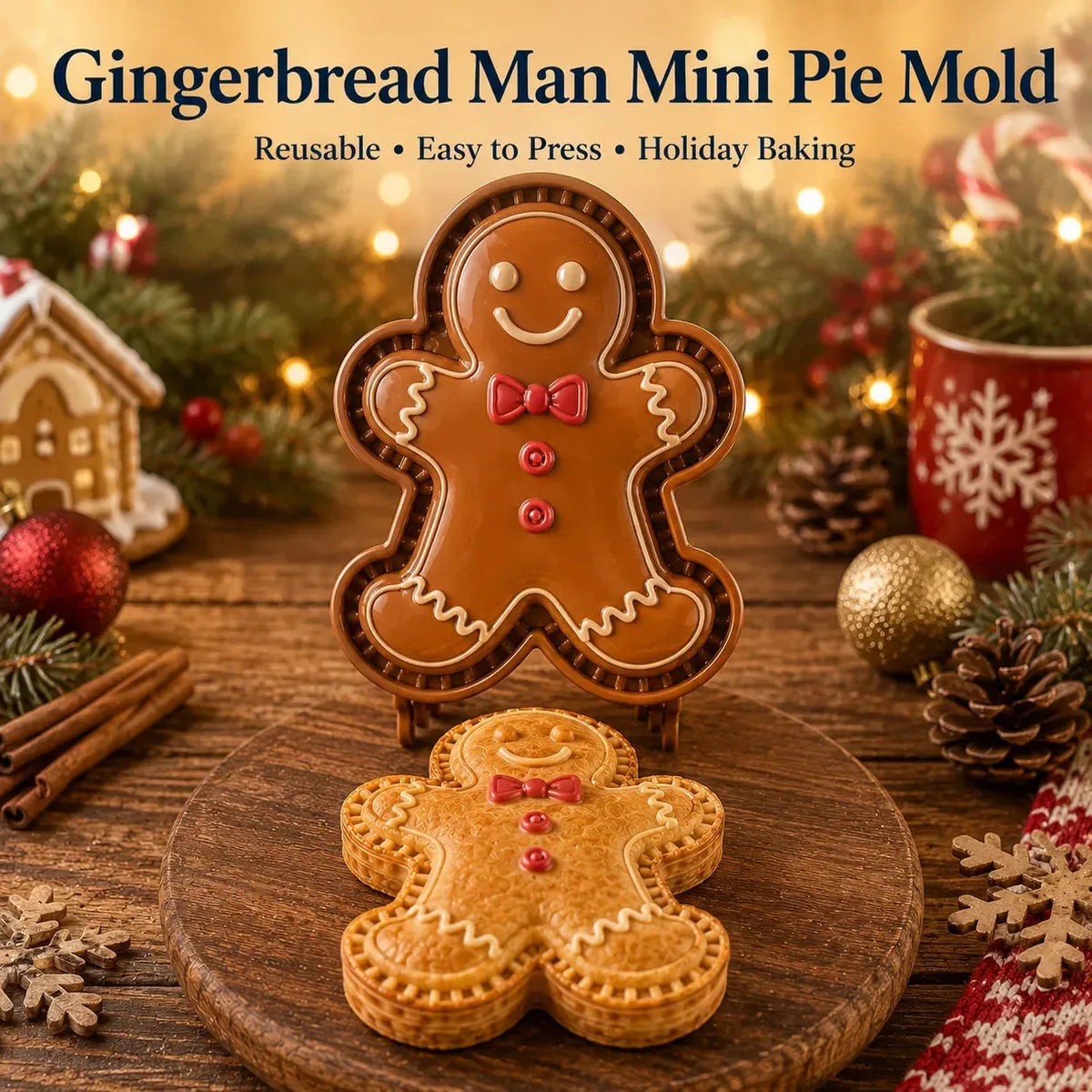 Christmas Mini Pie Embossing Mold – product image 1
