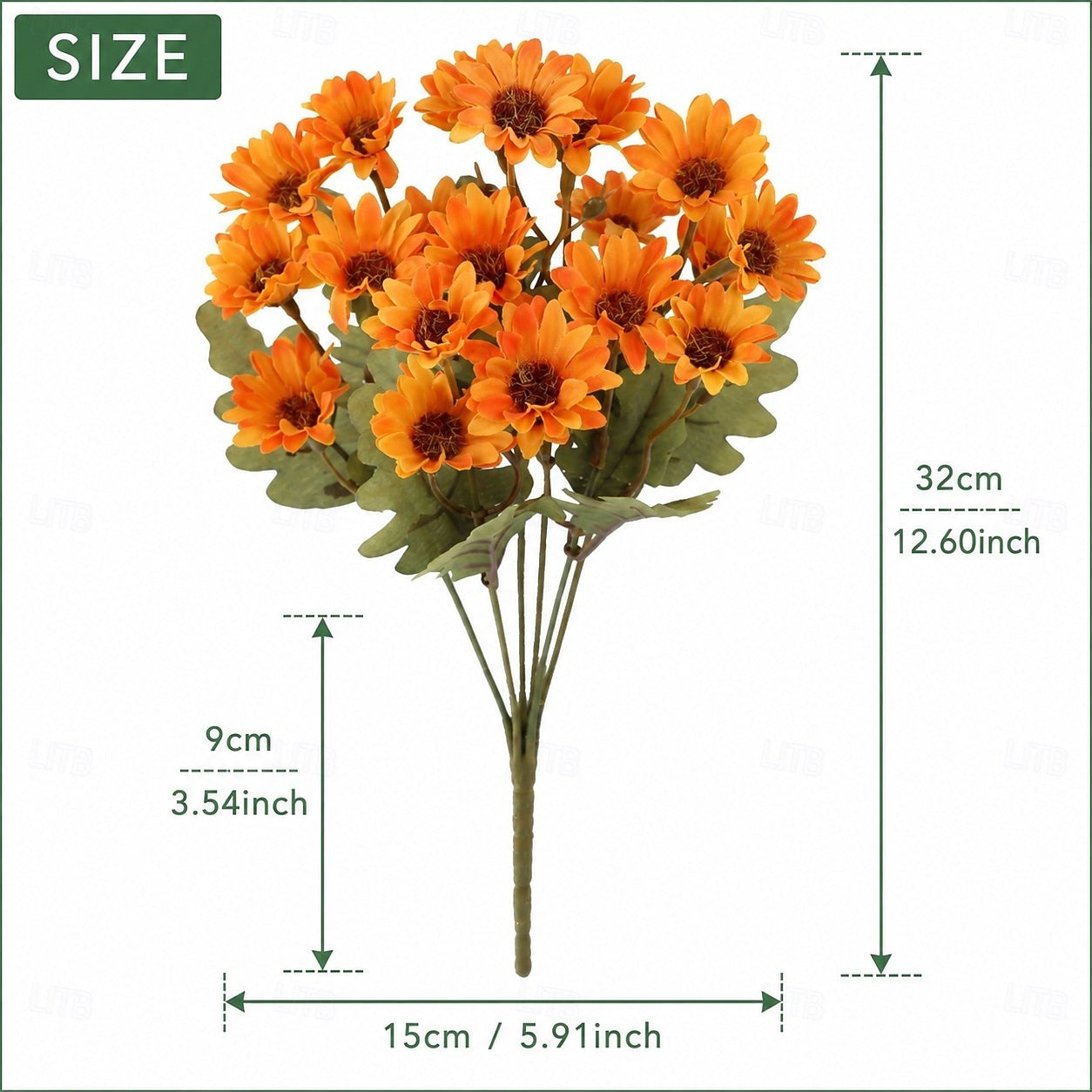 🔥 50% OFF Today Only 🔥 - Artificial Outdoor Mums Flowers - UV resistant, Waterproof, Windproof🌼