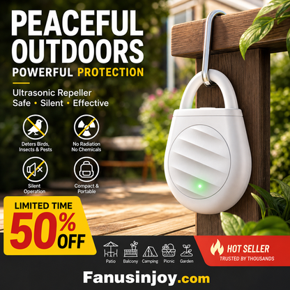 ⏳🔥LIMITED-TIME 50% OFF! ⏰Portable Ultrasonic Bird Repellent Keychain