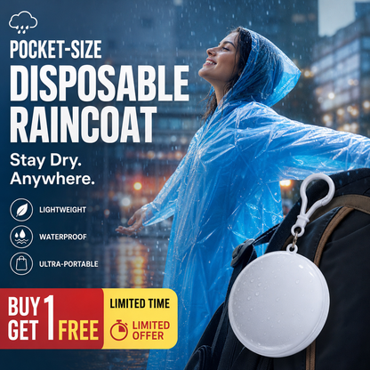 🔥Limited Time Promotion 50% OFF🔥Mini Ball Shape Disposable Raincoat