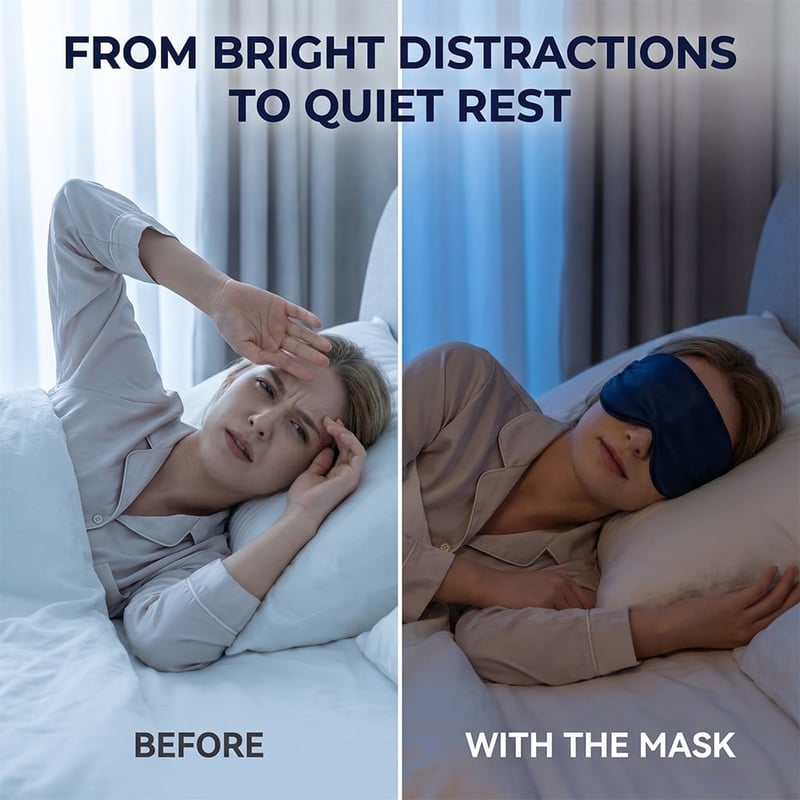 Weighted Micro-Pressure Deep Sleep Eye Mask
