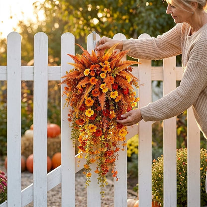 Fall Harvest Hanging Basket