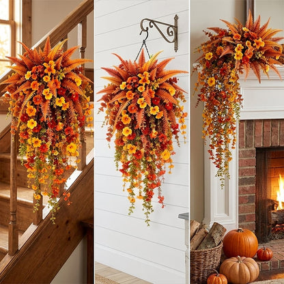 Fall Harvest Hanging Basket